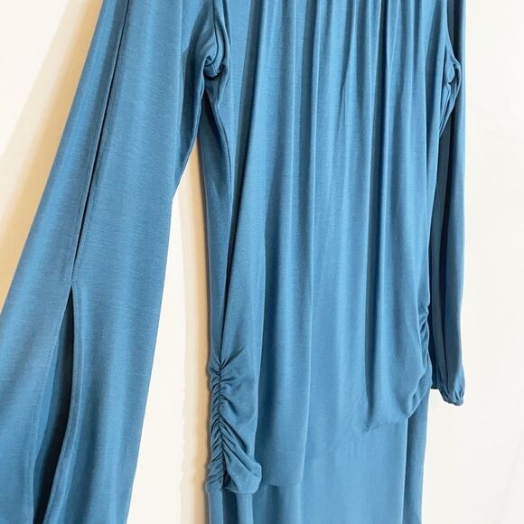 🟢TOMMY BAHAMA Tambour Cold-Shoulder Dress Deep Azure S/P - Picture 4 of 9